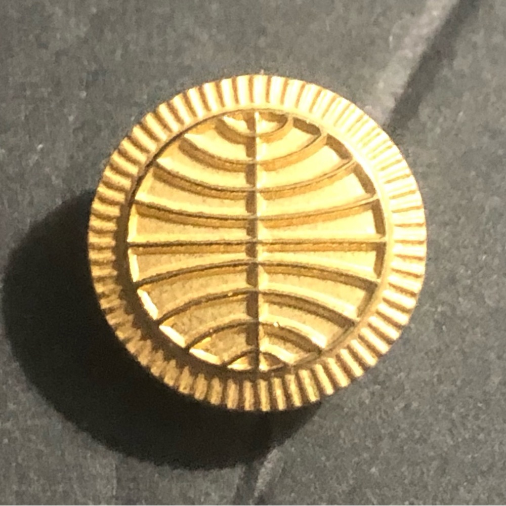 Pan Am Airlines Logo Co-Pilot PILOT Captain Co-Captain Lapel Pin Tie Tack NOS